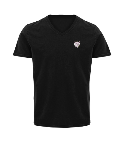 Playera Cuello V Axolotzin Cupido Ajolote Adulto