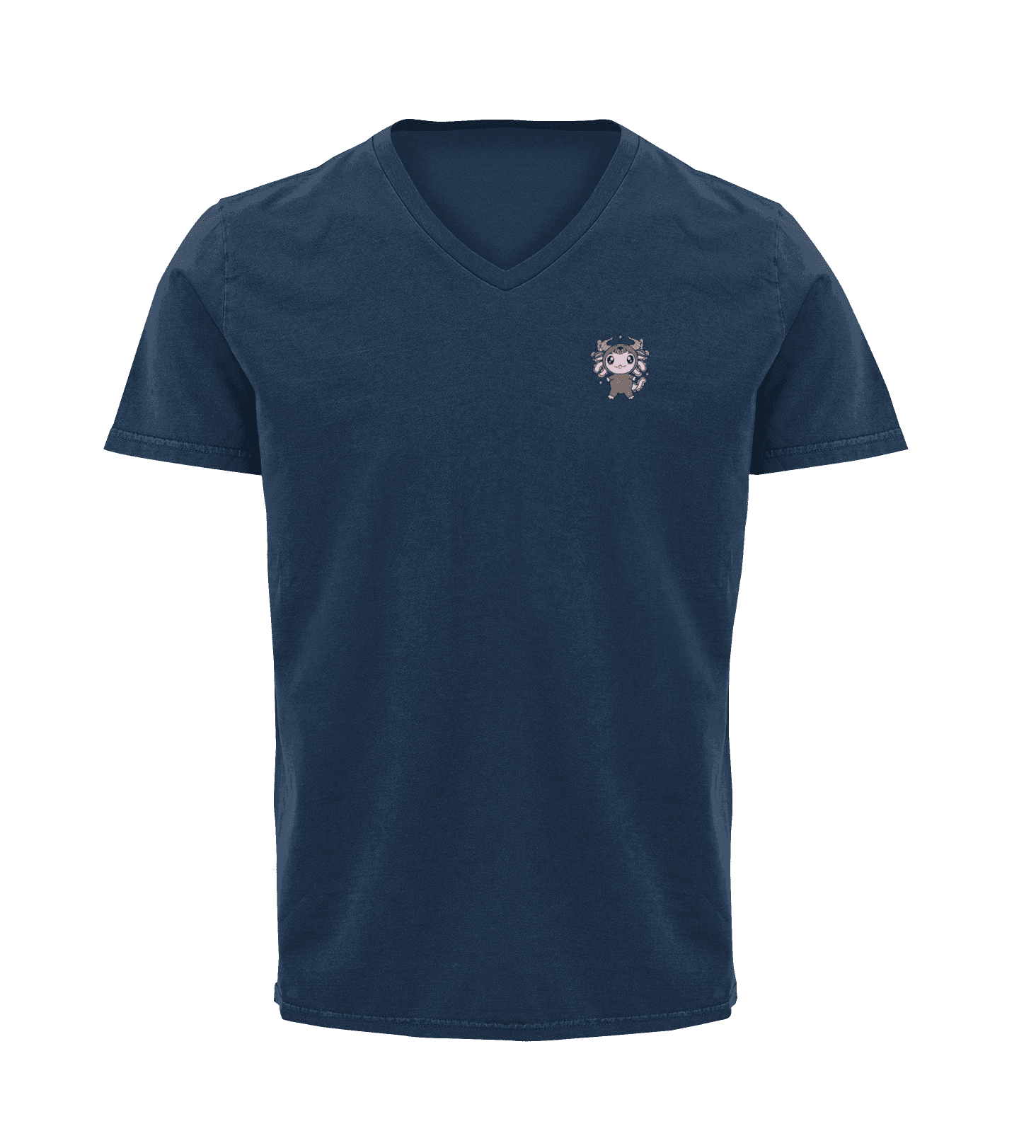 Playera Cuello V Horoscopos Tauro Axolotzin Ajolote Adulto