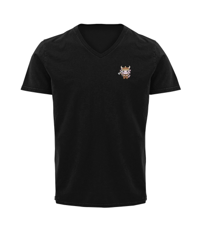 Playera Cuello V Axolotzin Vikingo Ajolote Adulto