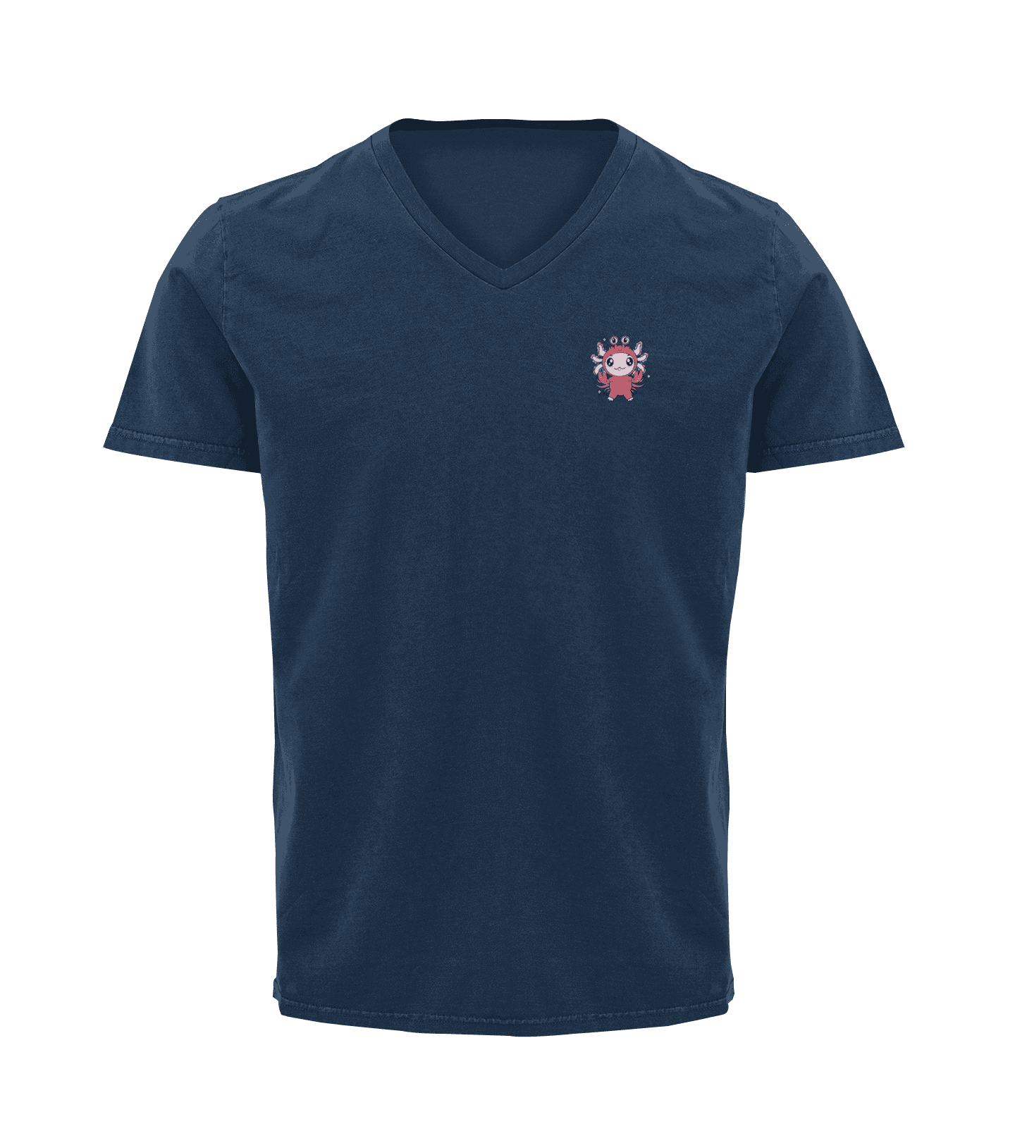 Playera Cuello V Horoscopos Cancer Axolotzin Ajolote Adulto