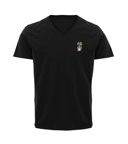 Playera Cuello V Axoloteria La Palma Ajolote Adulto