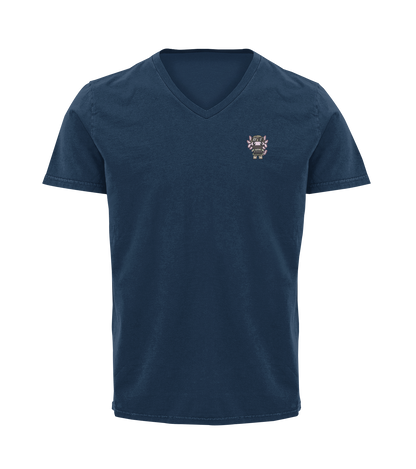 Playera Cuello V Axolotzin Militar Ajolote Adulto