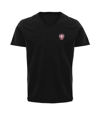 Playera Cuello V Horoscopos Cancer Axolotzin Ajolote Adulto