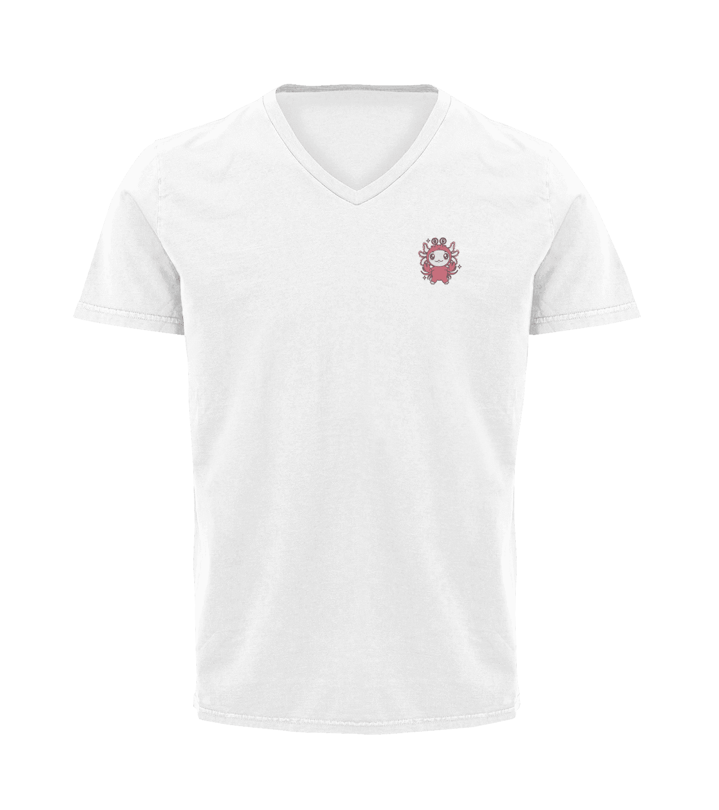 Playera Cuello V Horoscopos Cancer Axolotzin Ajolote Adulto