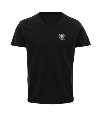 Playera Cuello V Horoscopos Escorpio Axolotzin Ajolote Adulto