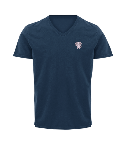 Playera Cuello V Axolotzin Molesto Ajolote Adulto