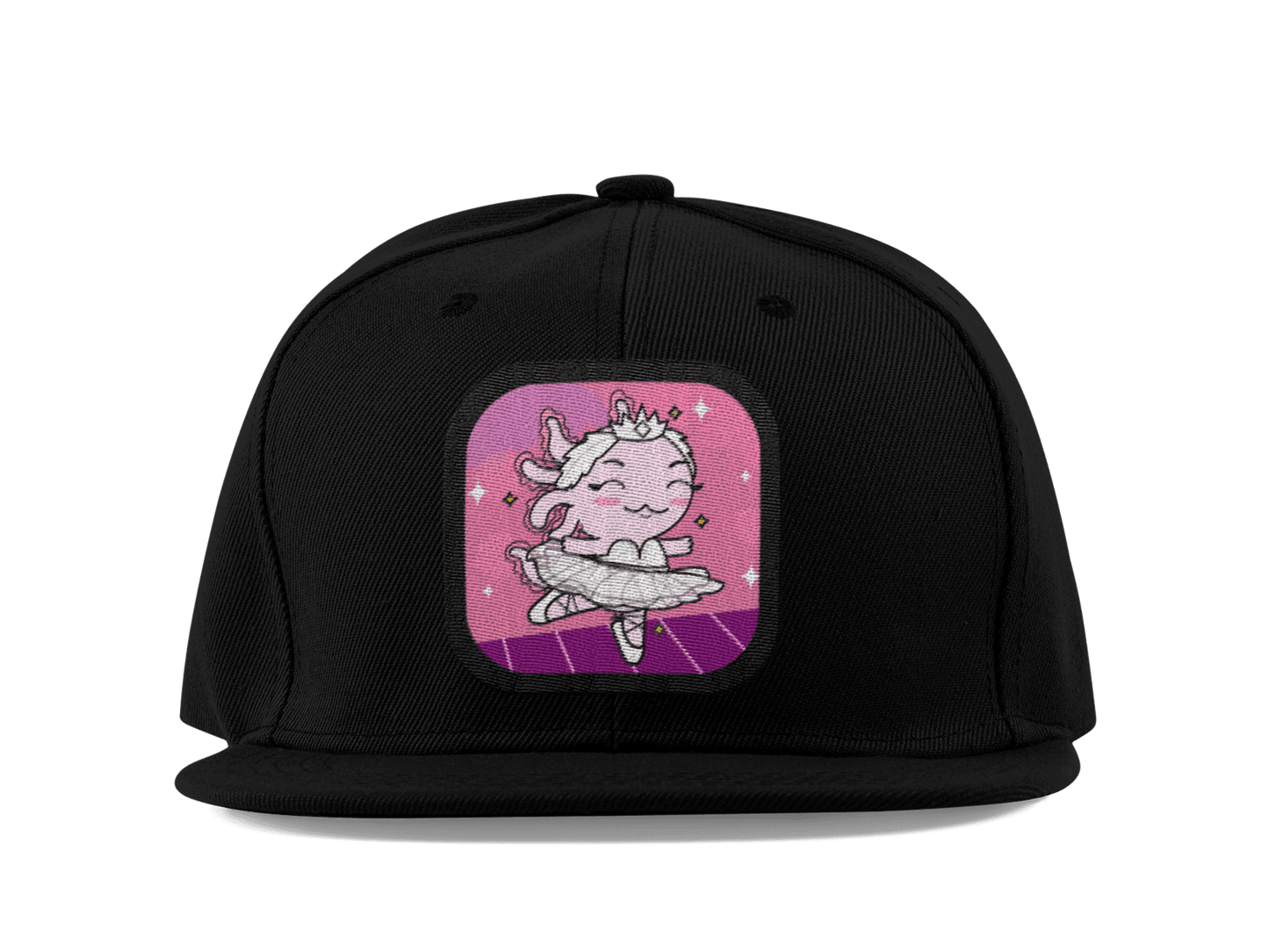 Gorra Unisex Plana Axolotzin Bailarina De Ballet