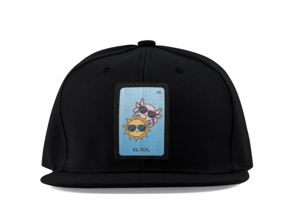 Gorra Unisex Plana Axoloteria El Sol Ajolote