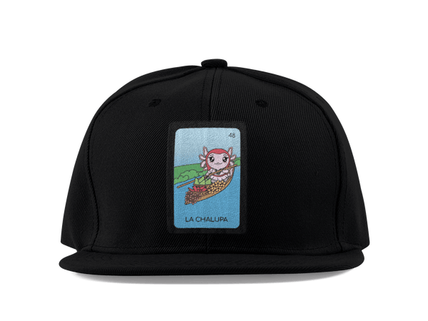 Gorra Unisex Plana Axoloteria La Chalupa Ajolote