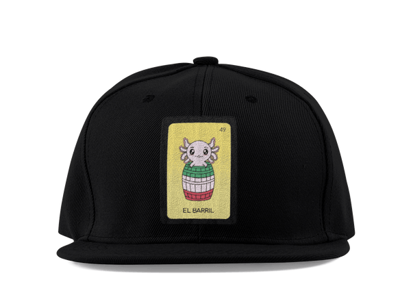 Gorra Unisex Plana Axoloteria El Barril Ajolote