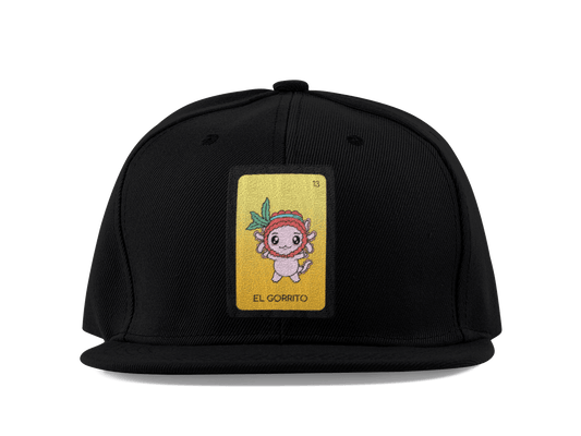 Gorra Unisex Plana Axoloteria El Gorrito Ajolote