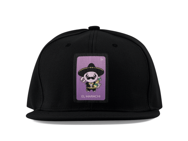 Gorra Unisex Plana Axoloteria El Mariachi Ajolote