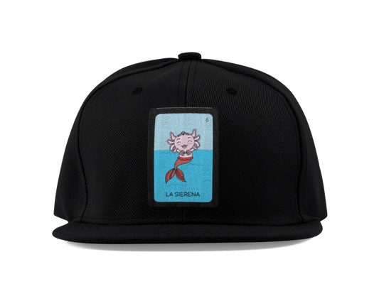 Gorra Unisex Plana Axoloteria La Sirena Ajolote