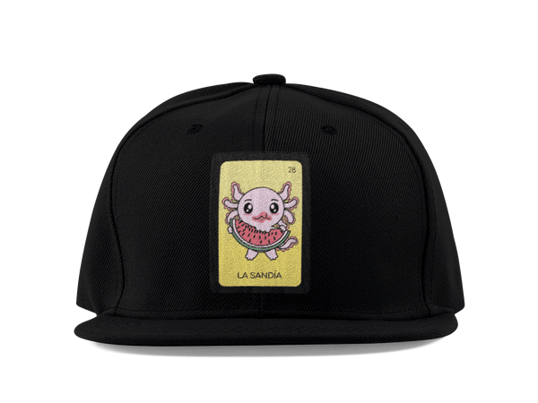 Gorra Unisex Plana Axoloteria La Sandia Ajolote