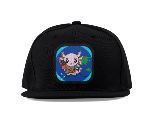 Gorra Unisex Plana AxolotzinReportero