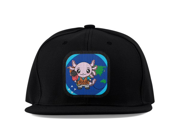 Gorra Unisex Plana AxolotzinReportero