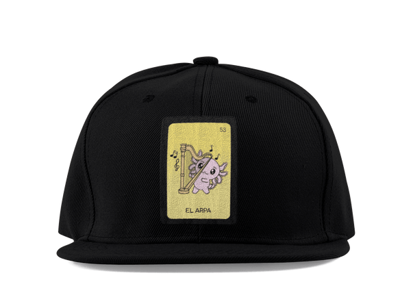 Gorra Unisex Plana Axoloteria El Arpa Ajolote