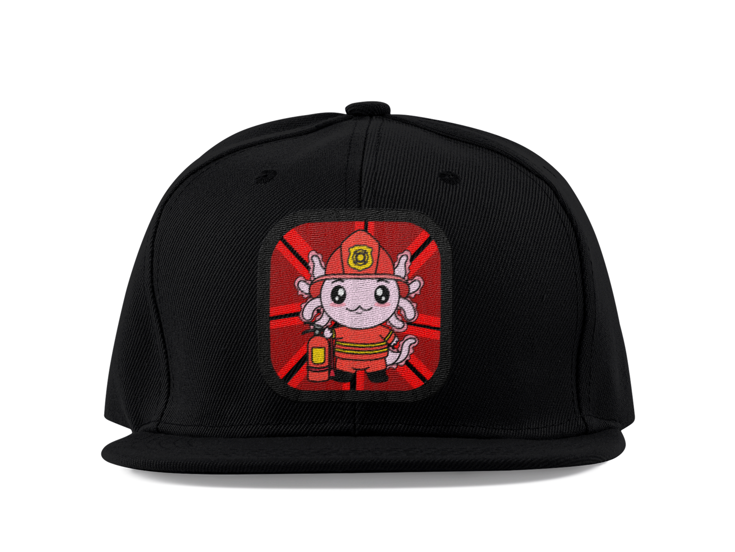 Gorra Unisex Plana Axolotzin Bombero