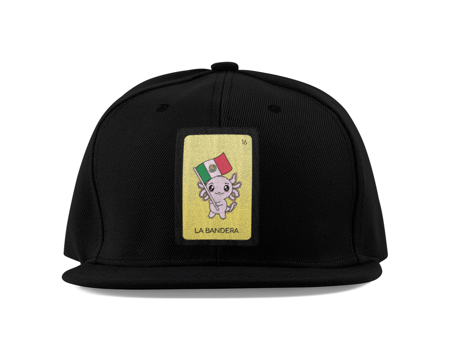 Gorra Unisex Plana Axoloteria La Bandera Ajolote