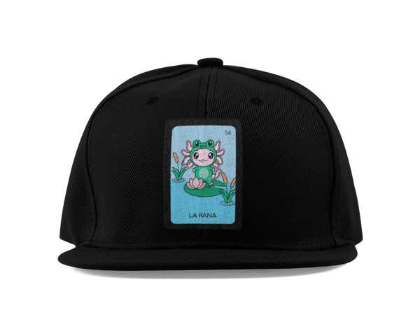 Gorra Unisex Plana Axoloteria La Rana Ajolote