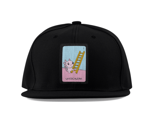 Gorra Unisex Plana Axoloteria La Escalera Ajolote