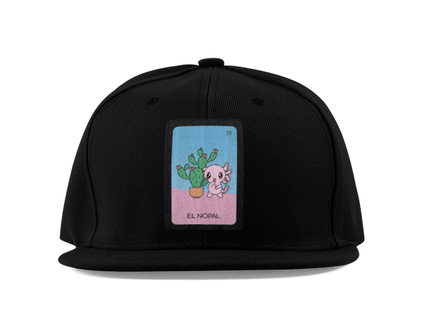 Gorra Unisex Plana Axoloteria El Nopal Ajolote