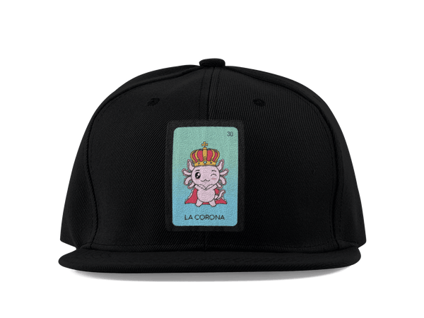 Gorra Unisex Plana Axoloteria La Corona Ajolote