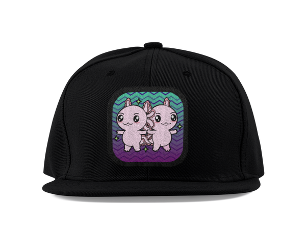 Gorra Unisex Plana Axolotzin Horoscopos Géminis Ajolote