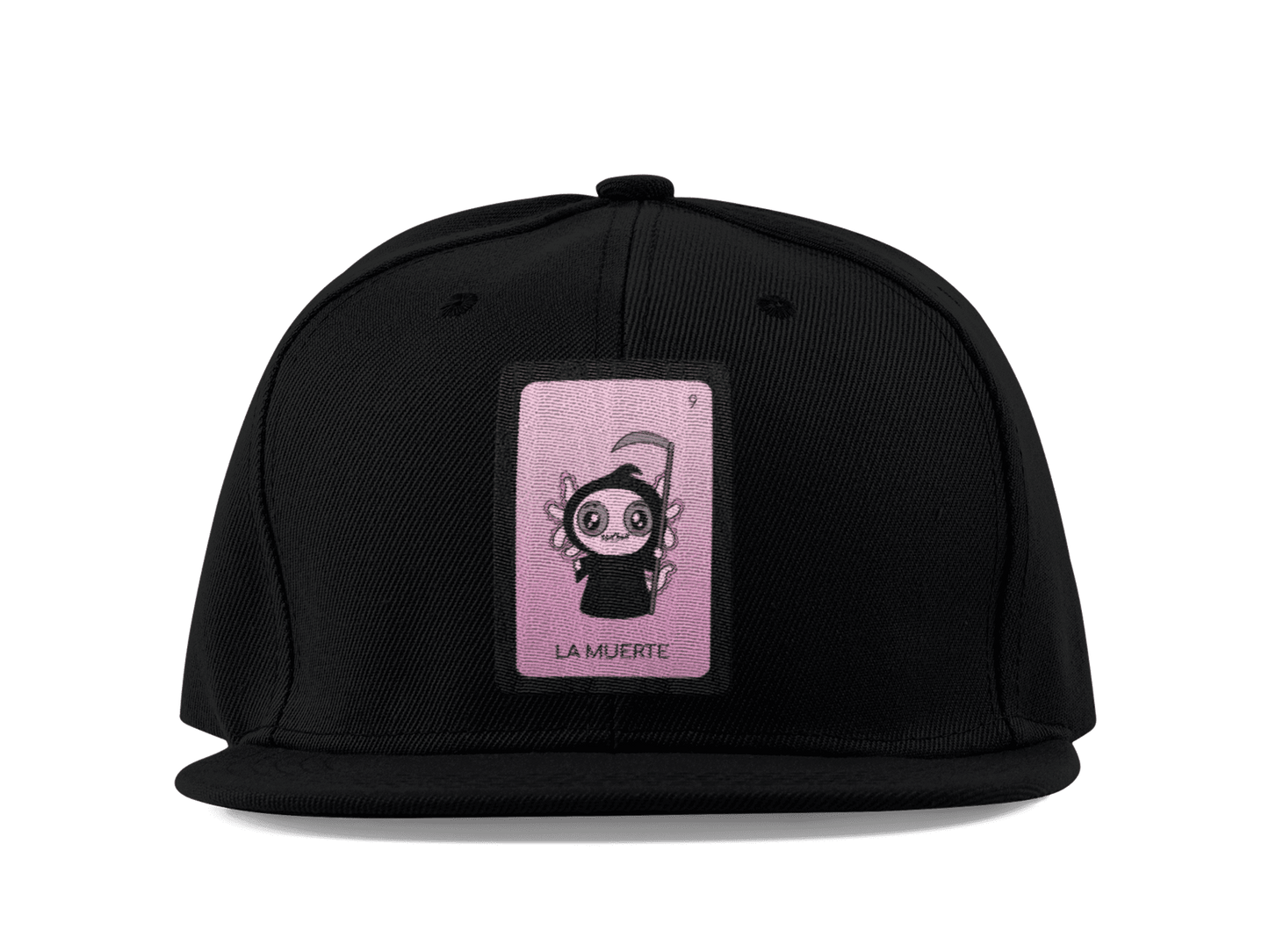 Gorra Unisex Plana Axoloteria La Muerte Ajolote