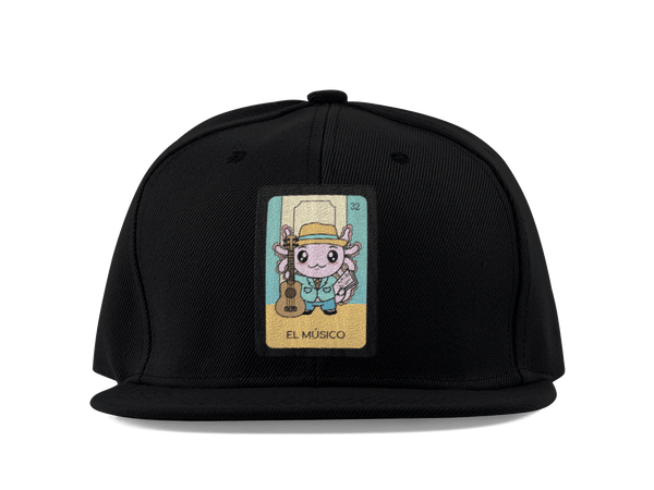 Gorra Unisex Plana Axoloteria El Musico Ajolote