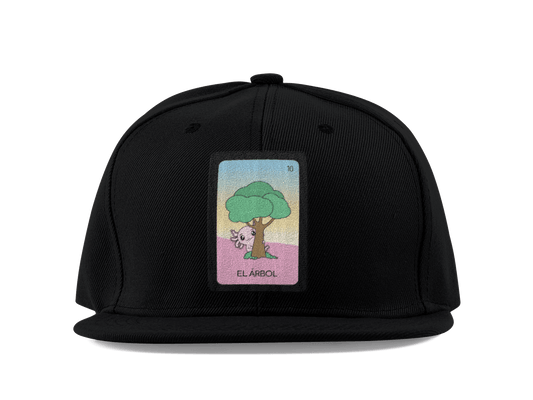 Gorra Unisex Plana Axoloteria El Árbol Ajolote