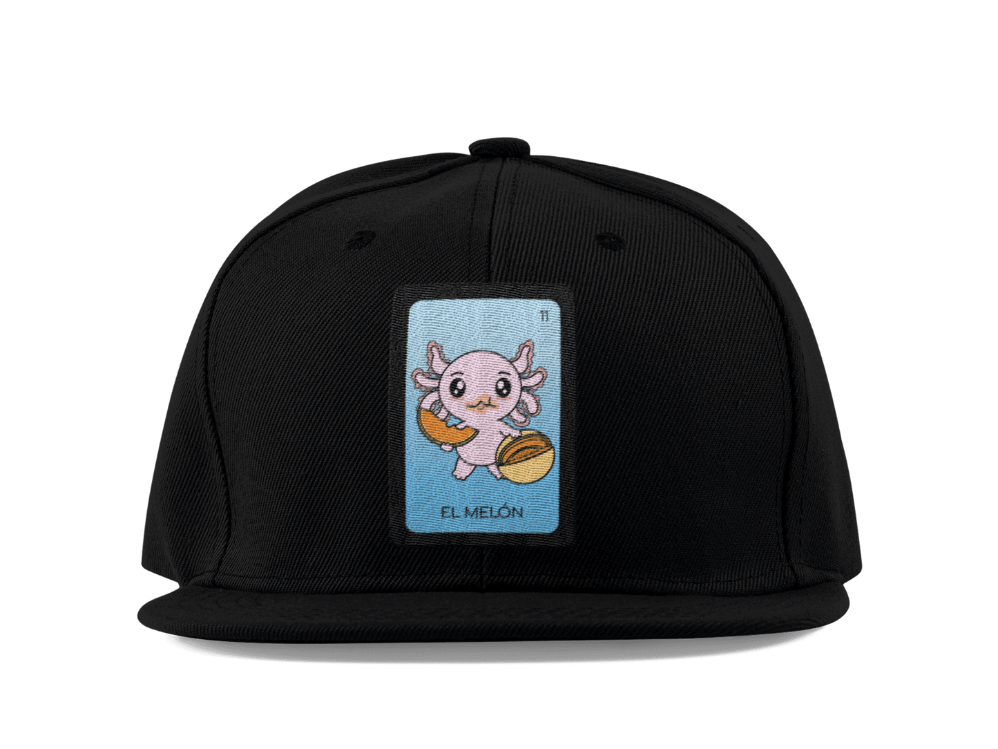 Gorra Unisex Plana Axoloteria El Melón Ajolote