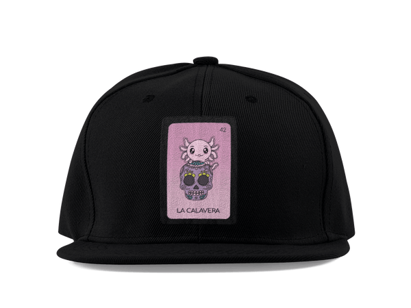 Gorra Unisex Plana Axoloteria La Calavera Ajolote