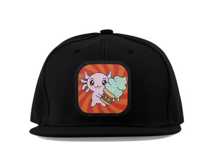 Gorra Unisex Plana Axolotzin Helado