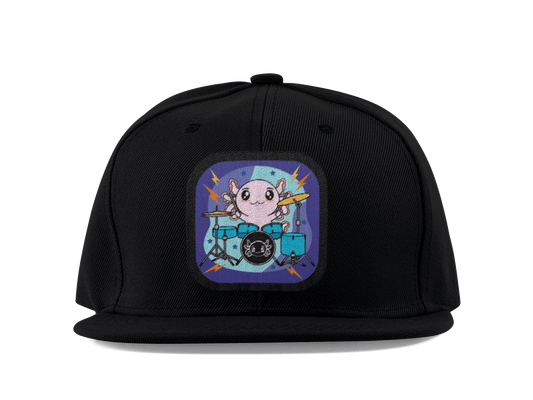 Gorra Unisex Plana Axolotzin Baterista
