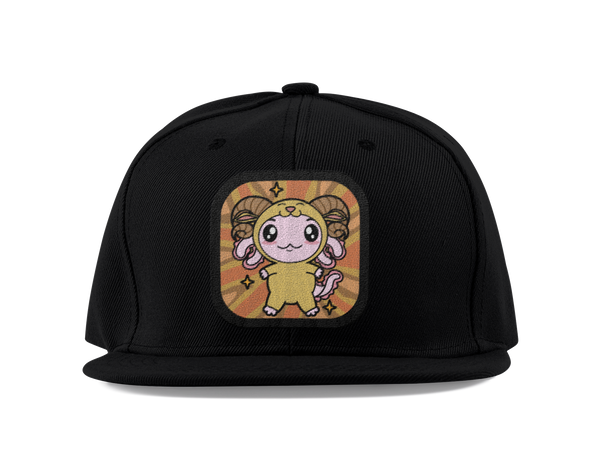 Gorra Unisex Plana Axolotzin Horoscopos Aries Ajolote