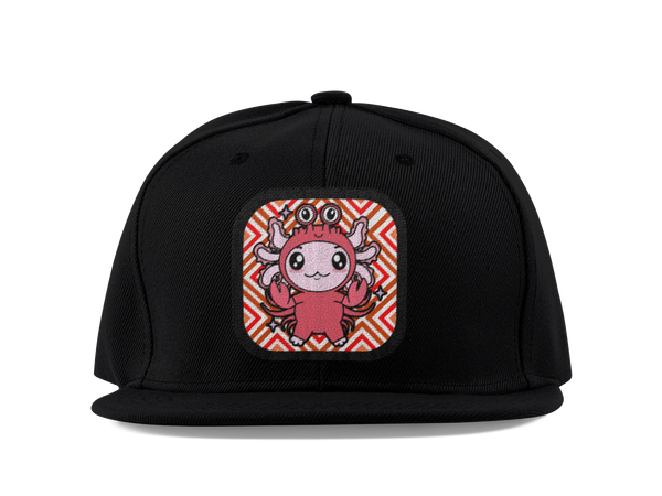 Gorra Unisex Plana Axolotzin Horoscopos Cáncer Ajolote