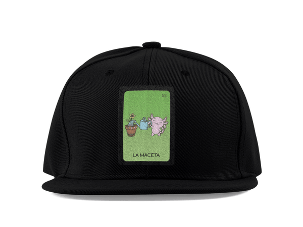 Gorra Unisex Plana Axoloteria La Maceta Ajolote