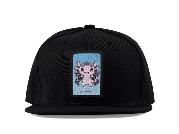 Gorra Unisex Plana Axoloteria La Araña Ajolote