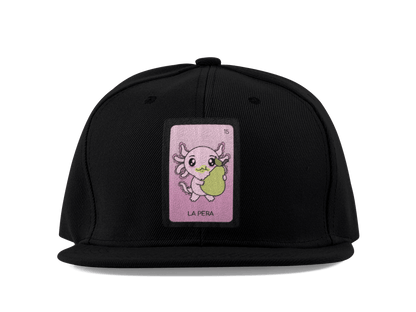 Gorra Unisex Plana Axoloteria La Pera Ajolote