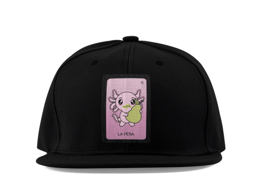 Gorra Unisex Plana Axoloteria La Pera Ajolote