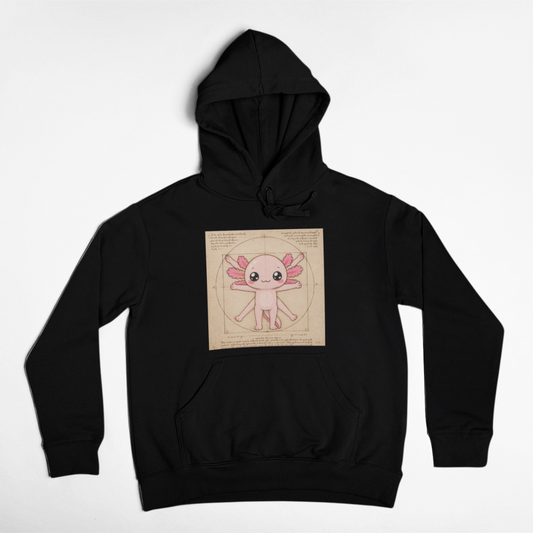 Hoodie Ajolotito Vitruvio Unisex