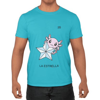 Playera Axoloteria La Estrella Ajolote Adulto E Infantil