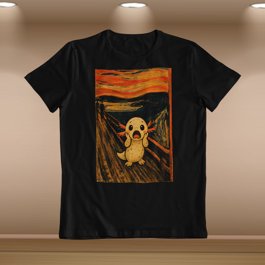 Playera Ajolotito "El Grito"
