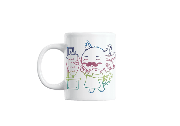 Taza Holográfica Axolotzin Taquero Ajolote