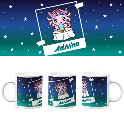 Taza Vers. 2 Axolotzin Horóscopos Adivino 2 Ajolote