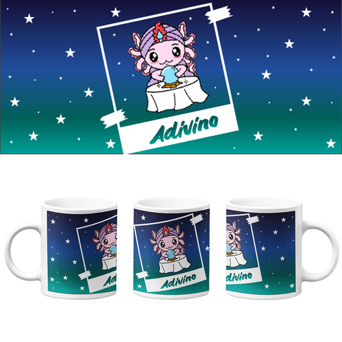 Taza Vers. 2 Axolotzin Horóscopos Adivino 2 Ajolote