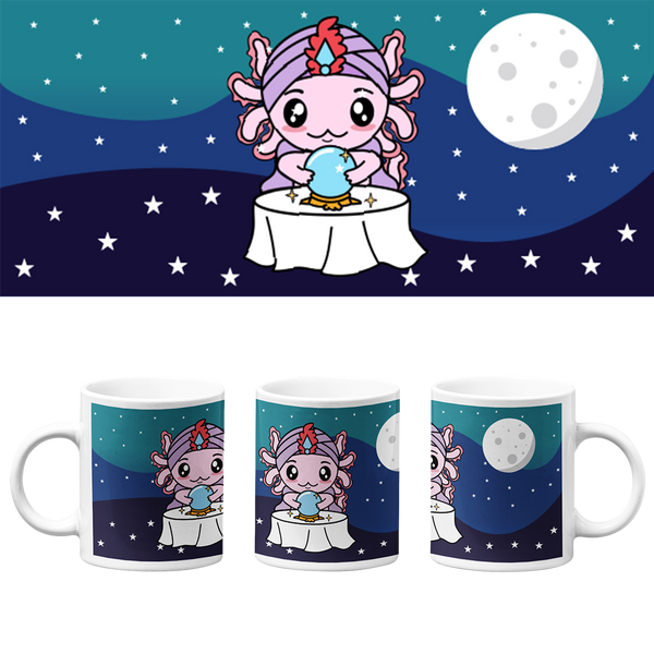 Taza Vers. 2 Axolotzin Horóscopos Adivino Ajolote