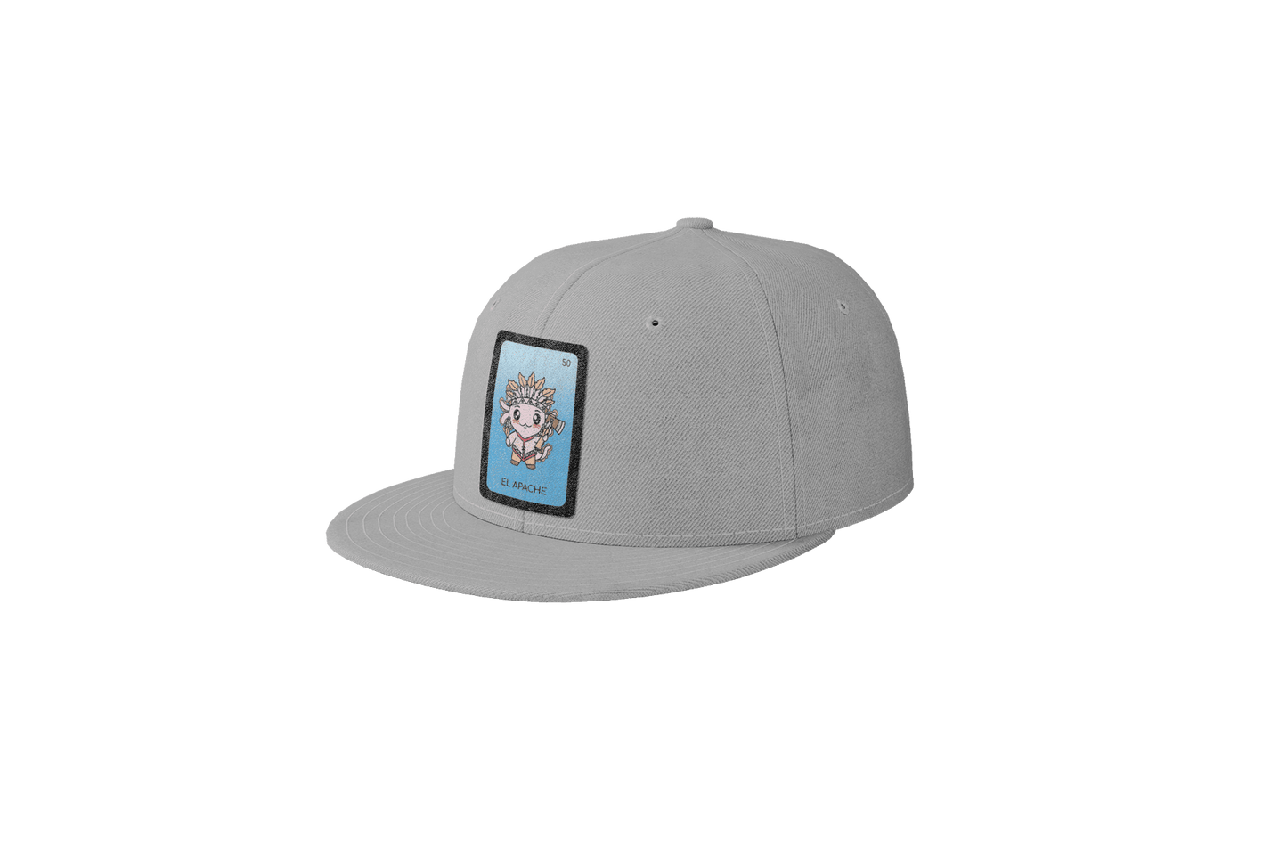 Gorra Unisex Plana Axoloteria El Apache Ajolote