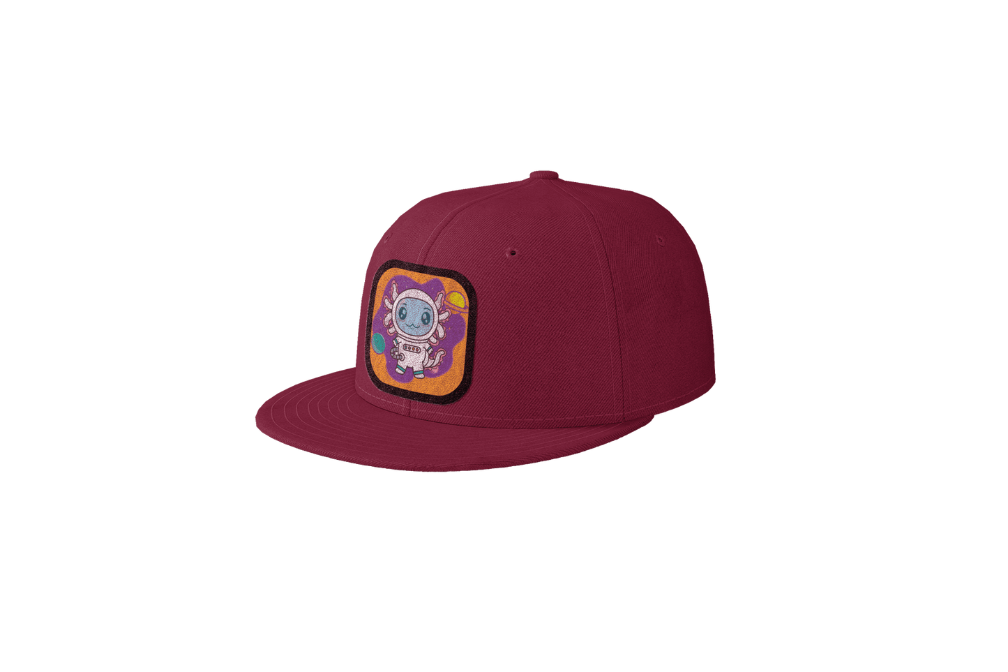 Gorra Unisex Plana Axolotzin Astronauta